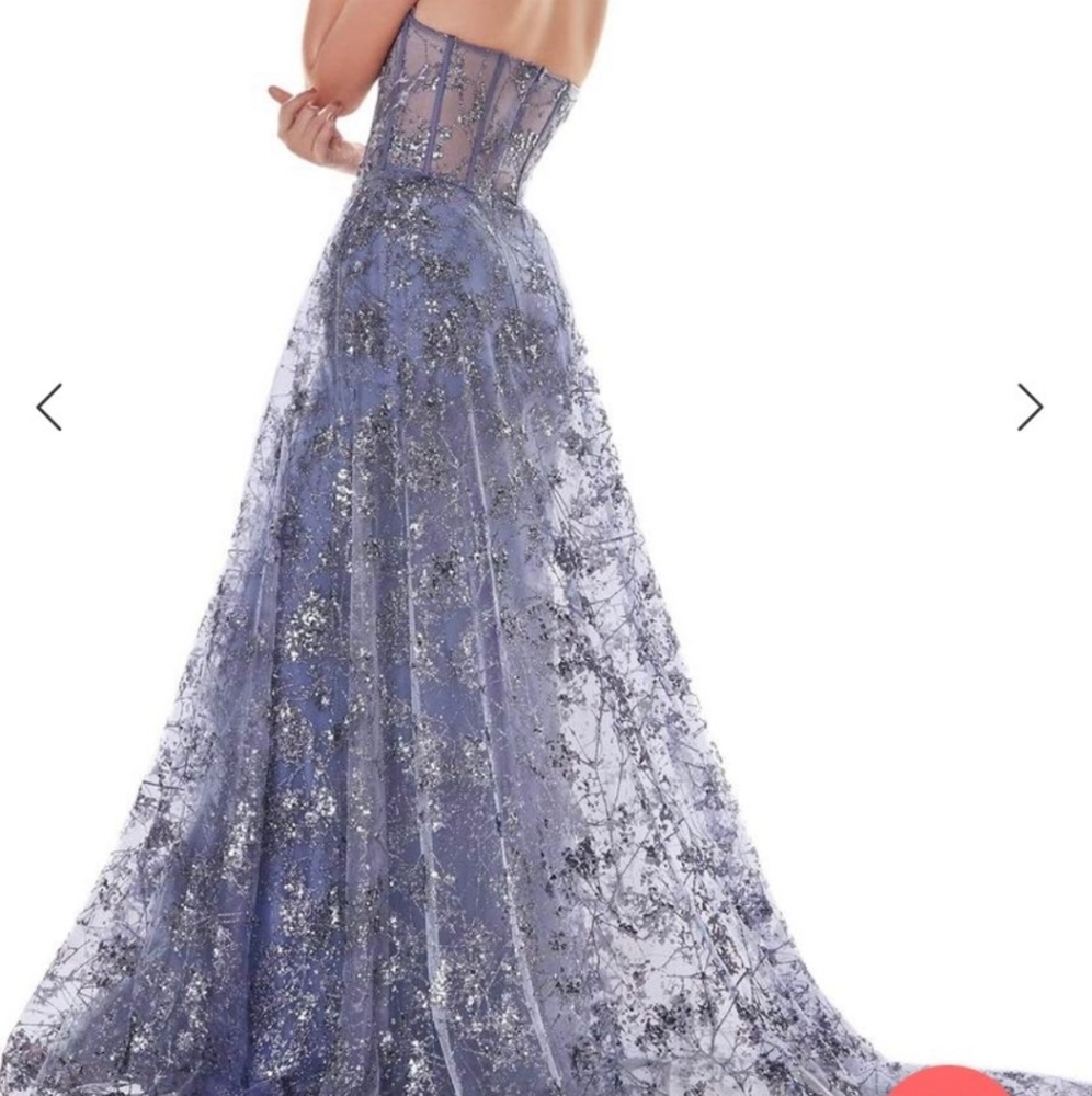 Cinderella Divine-Smoky Blue Gown